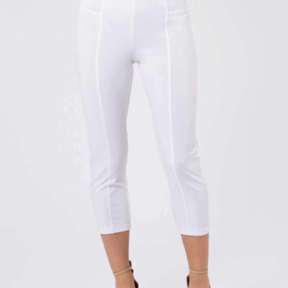 Simply Noelle NWT White Ponte Crop Pants Size S/M 8-10